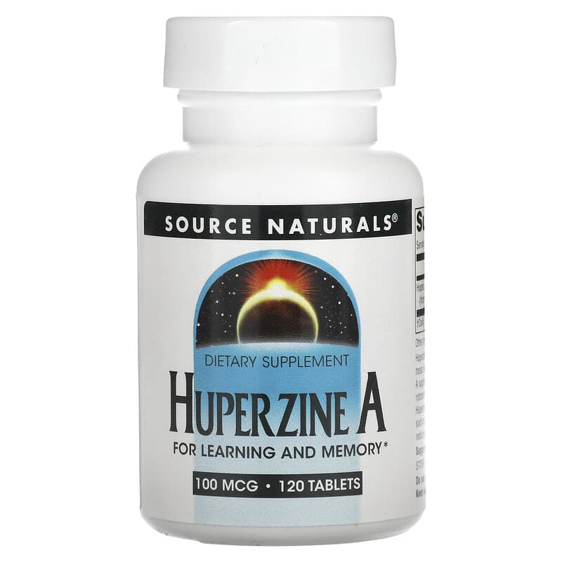 Source Naturals Huperzine A 100 mcg 120 Tablets 8 Thực phẩm chức năng Source Naturals Huperzine A 100 mcg 120 Tablets 021078024101