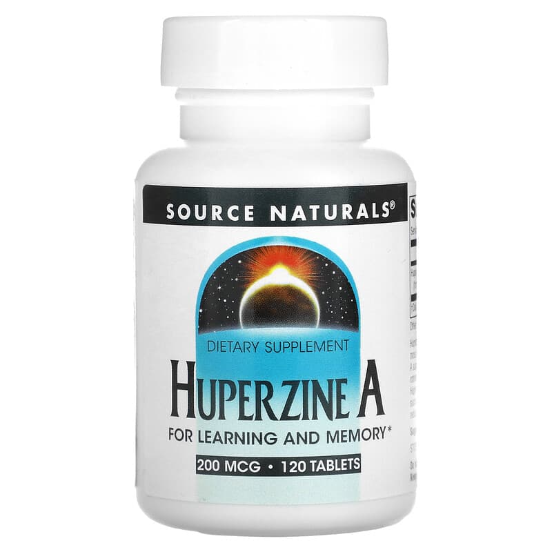 Source Naturals Huperzine A 200 mcg 120 Tablets 8 Thực phẩm chức năng Source Naturals Huperzine A 200 mcg 120 Tablets 021078019312