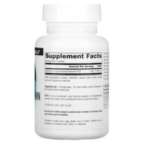 Thực phẩm bổ sung Source Naturals HydroxoCobalamin Vitamin B-12 Cherry 1 mg 240 Lozenge 021078026563