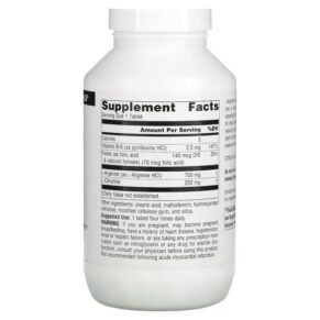 Thực phẩm bổ sung Source Naturals L-Arginine L-Citrulline Complex 1.000 mg 240 Tablets 021078020509