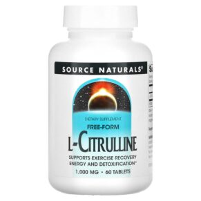 Thực phẩm chức năng Source Naturals L-Citrulline 1.000 mg 60 Tablets 021078020035