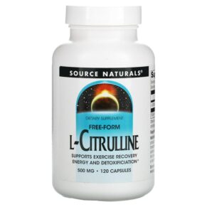 Thực phẩm chức năng Source Naturals L-Citrulline 125 mg 120 Capsules 021078020059