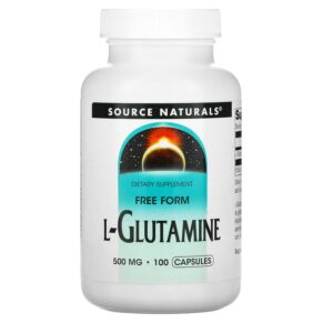 Thực phẩm chức năng Source Naturals L-Glutamine 500 mg 100 Capsules 021078016441
