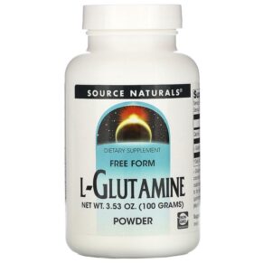 Thực phẩm chức năng Source Naturals L-Glutamine Powder 3.53 oz (100 g) 021078001249