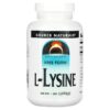 Thực phẩm chức năng Source Naturals L-Lysine 500 mg 200 Capsules 021078015987