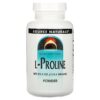 Thực phẩm chức năng Source Naturals L-Proline Powder 4 oz (113.4 g) 021078015512