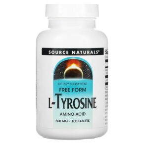 Thực phẩm chức năng Source Naturals L-Tyrosine 500 mg 100 Tablets 021078001904