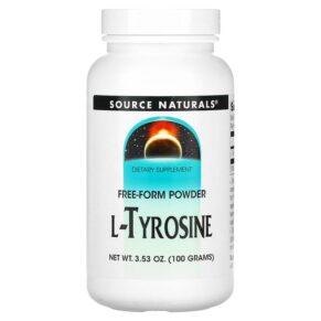 Thực phẩm chức năng Source Naturals L-Tyrosine Free-Form Powder 3.53 oz (100 g) 021078001874