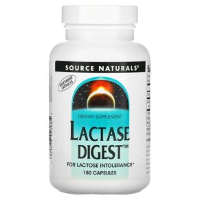 Thực phẩm chức năng Source Naturals Lactase Digest 180 Capsules 021078023685