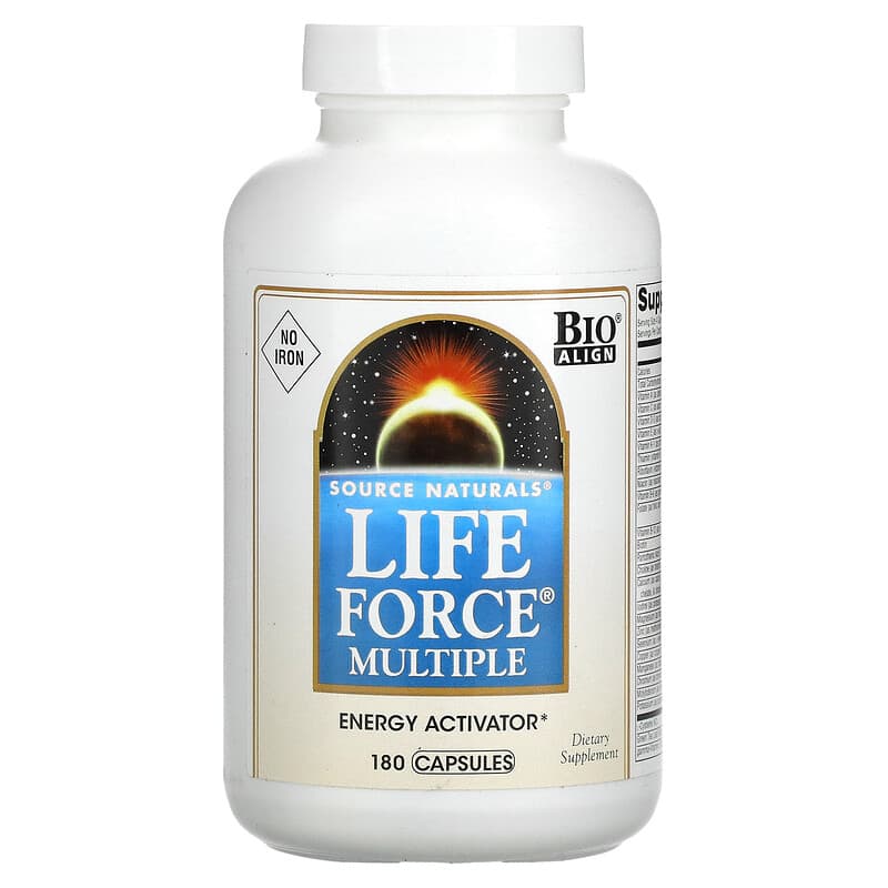 Source Naturals Life Force Multiple No Iron 180 Capsules 8 Thực phẩm chức năng Source Naturals Life Force Multiple No Iron 180 Capsules 021078014928