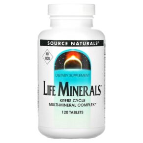 Thực phẩm chức năng Source Naturals Life Minerals No Iron 120 Tablets 021078006428