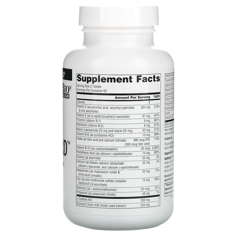 Source Naturals Liver Guard 120 Tablets 2 Thực phẩm bổ sung Source Naturals Liver Guard 120 Tablets 021078001096