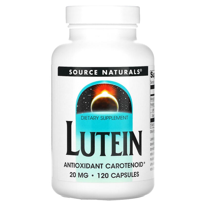 Source Naturals Lutein 20 mg 120 Capsules 8 Thực phẩm chức năng Source Naturals Lutein 20 mg 120 Capsules 021078026013