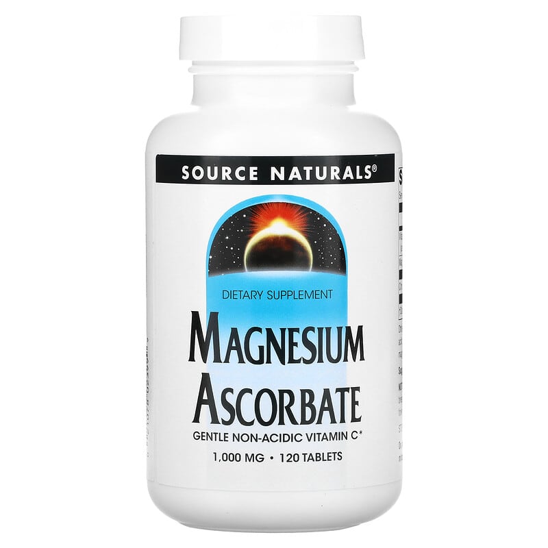 Source Naturals Magnesium Ascorbate 1.000 mg 120 Tablets 8 Thực phẩm chức năng Source Naturals Magnesium Ascorbate 1.000 mg 120 Tablets 021078023999