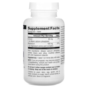 Source Naturals Magnesium Chelate Complex 100 mg 250 Tablets 3 Thực phẩm bổ sung Source Naturals Magnesium Chelate Complex 100 mg 250 Tablets 021078003182