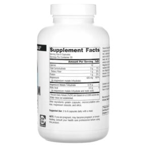 Thực phẩm bổ sung Source Naturals Magnesium Malate 625 mg 200 Capsules 021078016007