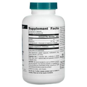 Thực phẩm bổ sung Source Naturals Magtein Magnesium L-Threonate 667 mg 180 Capsules 021078024866