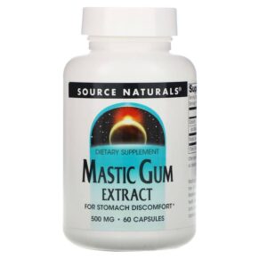 Thực phẩm chức năng Source Naturals Mastic Gum Extract 500 mg 60 Capsules 021078014201