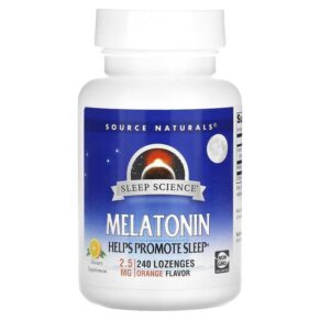 Thực phẩm chức năng Source Naturals Melatonin Orange 2.5 mg 240 Lozenges 021078002833