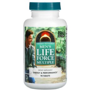 Thực phẩm chức năng Source Naturals Men's Life Force Multiple 90 Tablets 021078019190