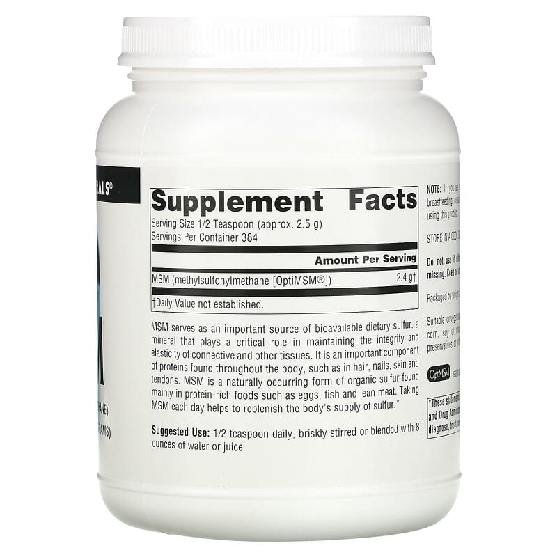 Source Naturals MSM Powder 35 oz (1.000 g) 2 Thực phẩm bổ sung Source Naturals MSM Powder 35 oz (1.000 g) 021078014973