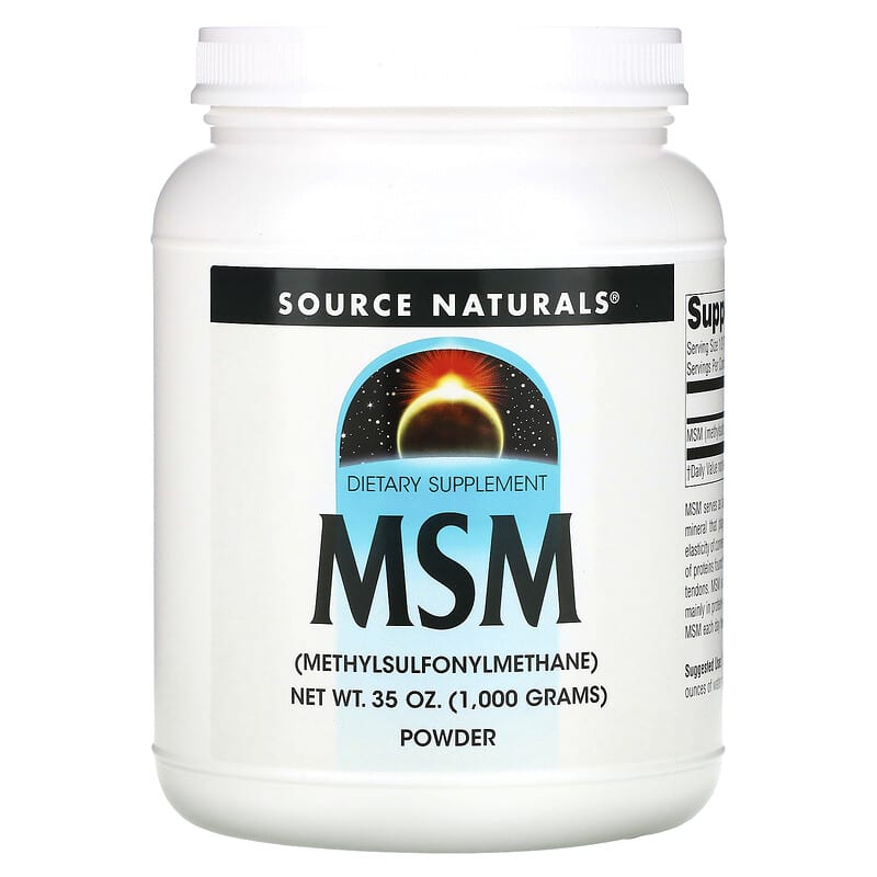 Source Naturals MSM Powder 35 oz (1.000 g) 8 Thực phẩm chức năng Source Naturals MSM Powder 35 oz (1.000 g) 021078014973