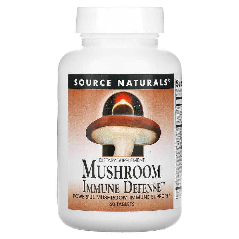 Source Naturals Mushroom Immune Defense 60 Tablets 8 Thực phẩm chức năng Source Naturals Mushroom Immune Defense 60 Tablets 021078016090