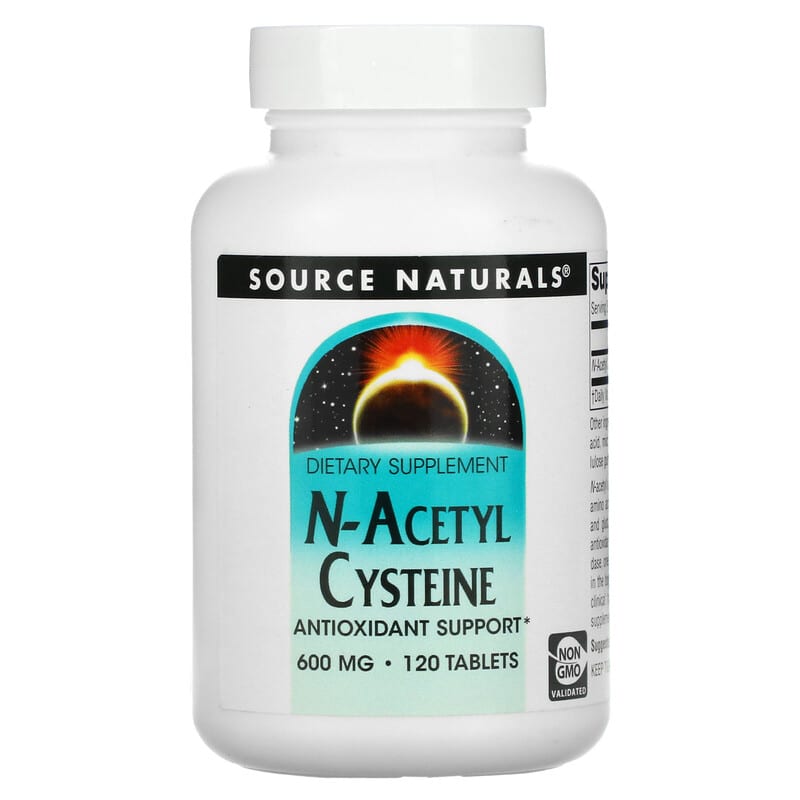 Source Naturals N-Acetyl Cysteine 600 mg 120 Tablets 8 Thực phẩm chức năng Source Naturals N-Acetyl Cysteine 600 mg 120 Tablets 021078009672