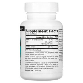 Thực phẩm bổ sung Source Naturals N-Acetyl L-Tyrosine 300 mg 120 Tablets 021078002178