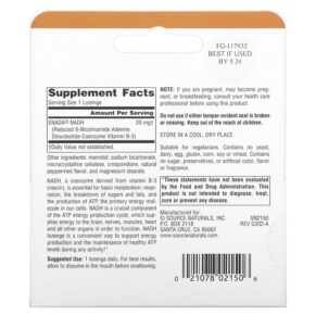 Thực phẩm bổ sung Source Naturals NADH 20 mg 30 Lozenges 021078021506