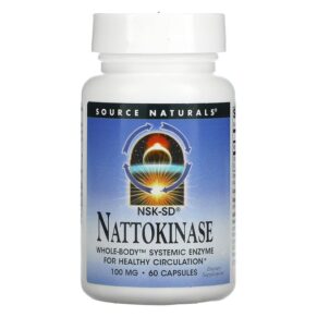Thực phẩm chức năng Source Naturals Nattokinase 100 mg 60 Capsules 021078018858