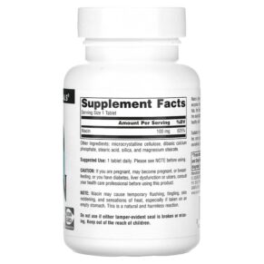 Source Naturals Niacin 100 mg 250 Tablets 3 Thực phẩm bổ sung Source Naturals Niacin 100 mg 250 Tablets 021078005025