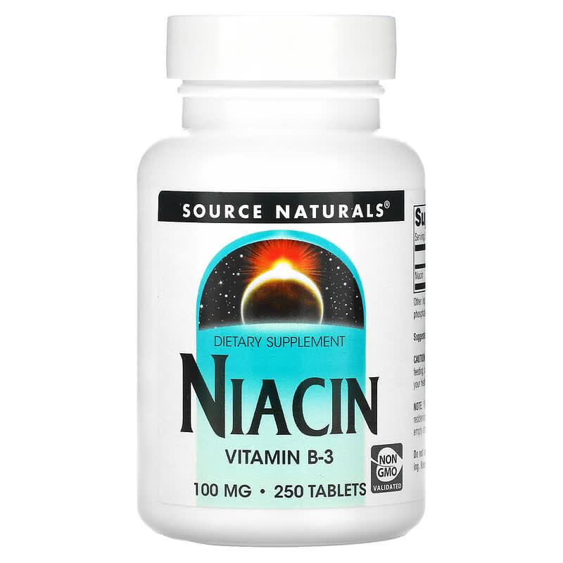 Source Naturals Niacin 100 mg 250 Tablets 8 Thực phẩm chức năng Source Naturals Niacin 100 mg 250 Tablets 021078005025