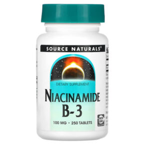 Thực phẩm chức năng Source Naturals Niacinamide B-3 100 mg 250 Tablets 021078005049