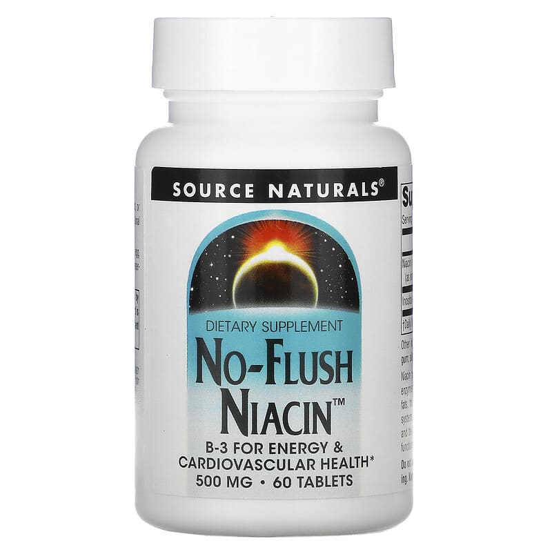Source Naturals No-Flush Niacin 500 mg 60 Tablets 8 Thực phẩm chức năng Source Naturals No-Flush Niacin 500 mg 60 Tablets 021078009214