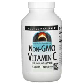 Thực phẩm chức năng Source Naturals Non-GMO Vitamin C 1.000 mg 240 Tablets 021078026280