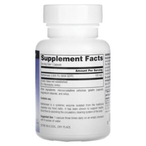Thực phẩm bổ sung Source Naturals NSK-SD Nattokinase 100 mg 30 Capsules 021078018841