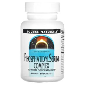 Thực phẩm chức năng Source Naturals Phosphatidyl Serine Complex 500 mg 60 Softgels 021078005629