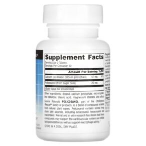 Thực phẩm bổ sung Source Naturals Policosanol 10 mg 60 Tablets 021078014485