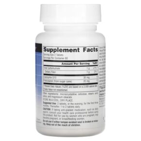 Thực phẩm bổ sung Source Naturals Policosanol with Coenzyme Q10 10 mg 120 Tablets 021078014591