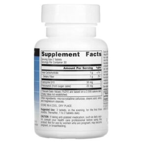 Thực phẩm bổ sung Source Naturals Policosanol with Coenzyme Q10 10 mg 60 Tablets 021078014522