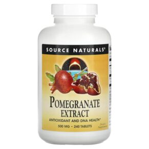 Thực phẩm chức năng Source Naturals Pomegranate Extract 500 mg 240 Tablets 021078020868