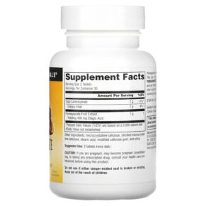 Thực phẩm bổ sung Source Naturals Pomegranate Extract 500 mg 60 Tablets 021078016274
