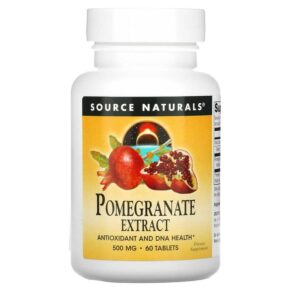 Thực phẩm chức năng Source Naturals Pomegranate Extract 500 mg 60 Tablets 021078016274