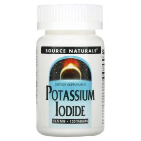 Thực phẩm chức năng Source Naturals Potassium Iodide 32.5 mg 120 Tablets 021078016069