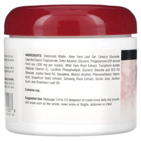 Thực phẩm bổ sung Source Naturals Progesterone Cream 4 oz (113.4 g) 021078019268