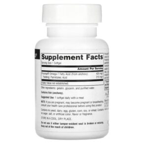 Thực phẩm bổ sung Source Naturals Provinal Omega-7 30 Softgels 021078025504