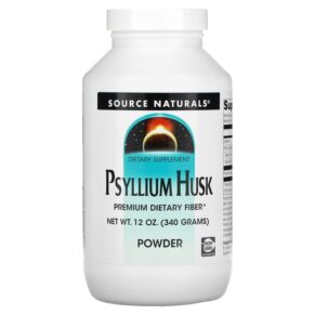 Thực phẩm chức năng Source Naturals Psyllium Husk Powder 12 oz (340 g) 021078007791
