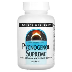 Thực phẩm chức năng Source Naturals Pycnogenol Supreme 60 Tablets 021078022206