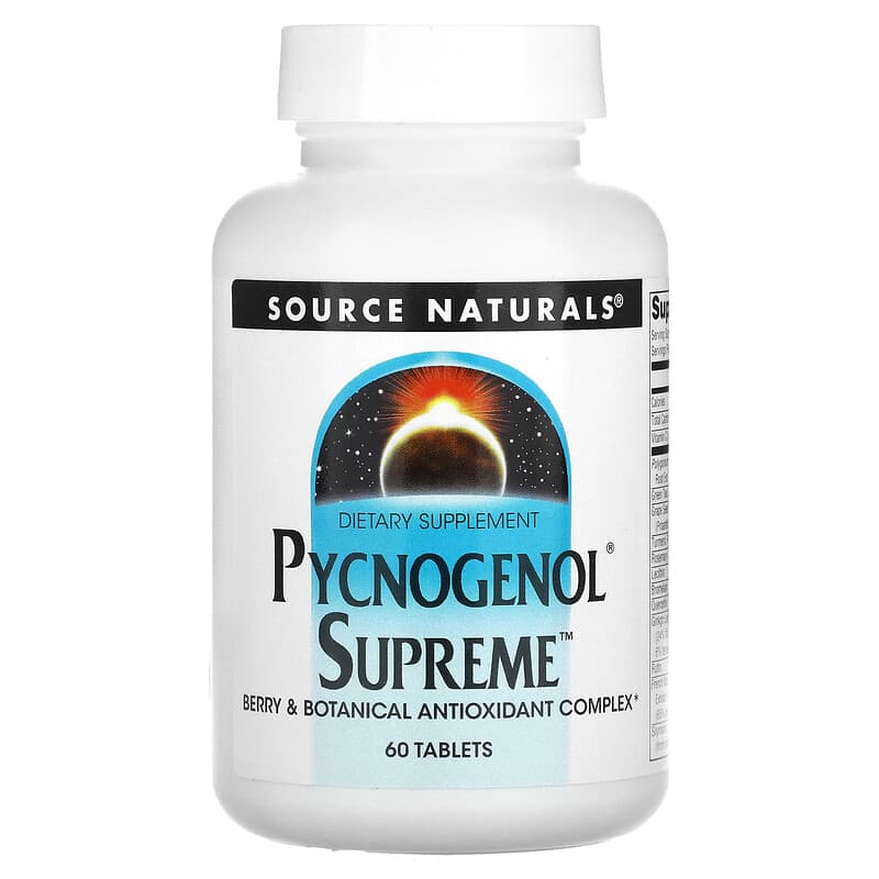 Source Naturals Pycnogenol Supreme 60 Tablets 8 Thực phẩm chức năng Source Naturals Pycnogenol Supreme 60 Tablets 021078022206